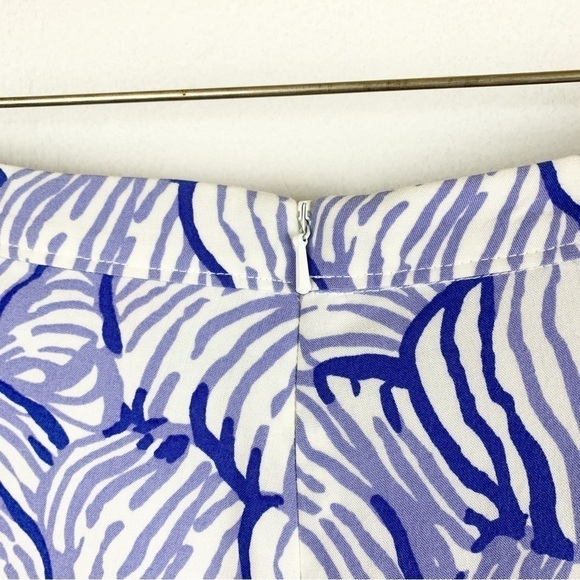 Lilly Pulitzer Women’s Blue Sea Shell Lightweight Shorts Sz 2 - Picture 4 of 7